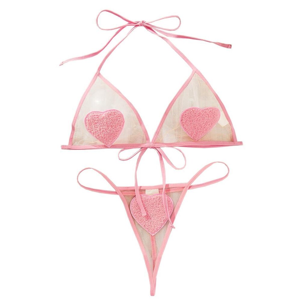 7507 Micro Bikini Extreme See Through Tiny Thong Bikini Microkini Sexy